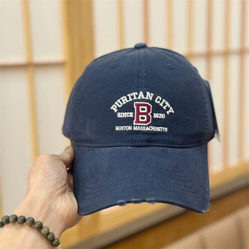 Vintage Damen Distrikt Bestickte Baseballmütze Brehn