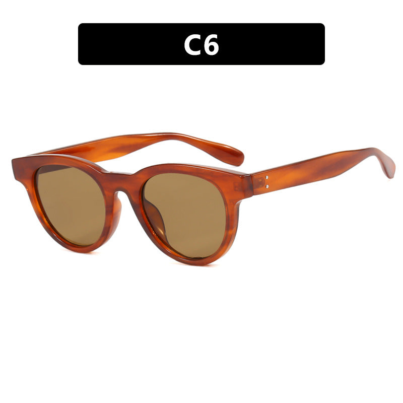 Damen stilvolle Sonnenbrille im trendigen Retro-Design Brehn