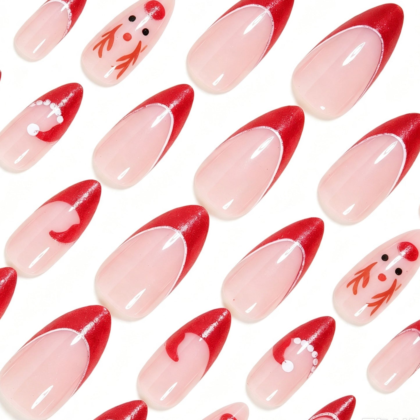 Kreatives nagelkunstset mit Feiertagsthema Brehn