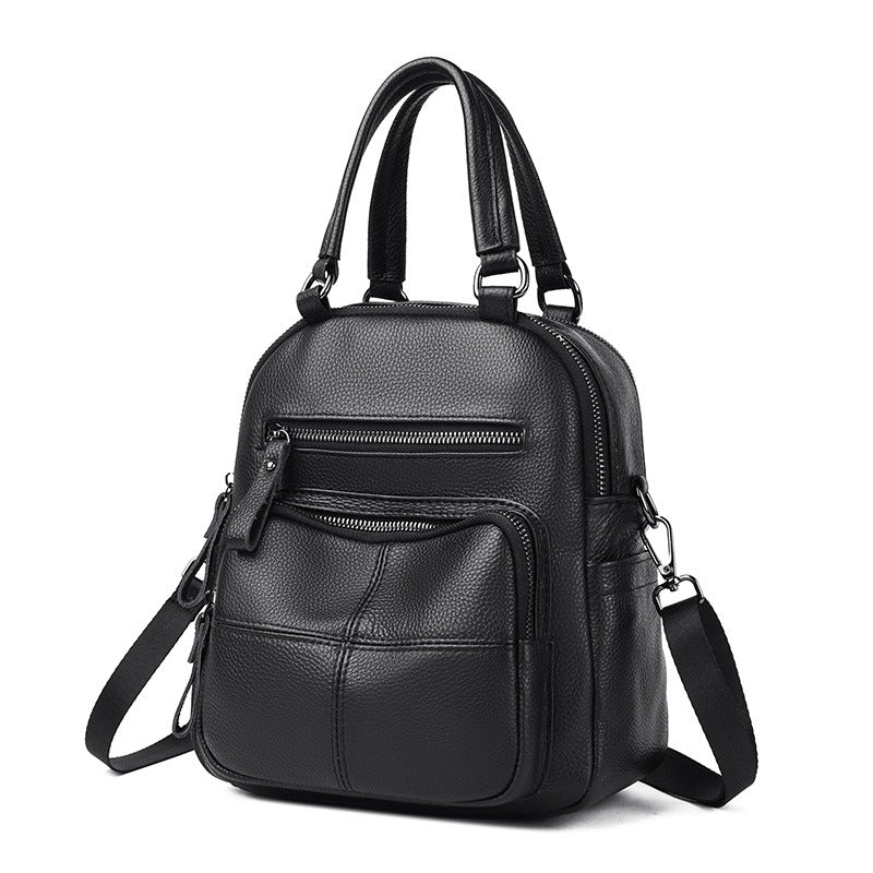 Multifunktionale Lederhandtasche Brehn