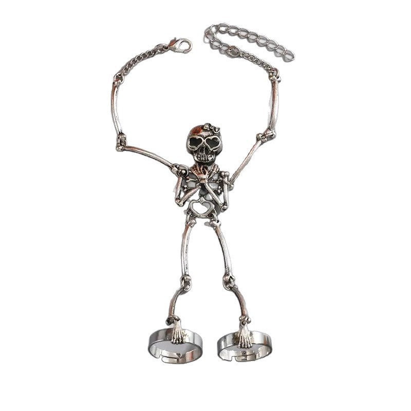 Künstlerische Skelett-Hand-Schmuck Brehn