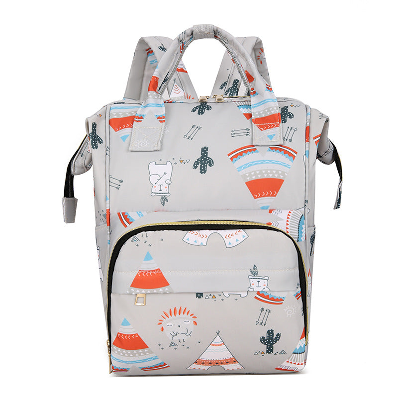 Multi-Zweck Blumenmuster Rucksack Brehn