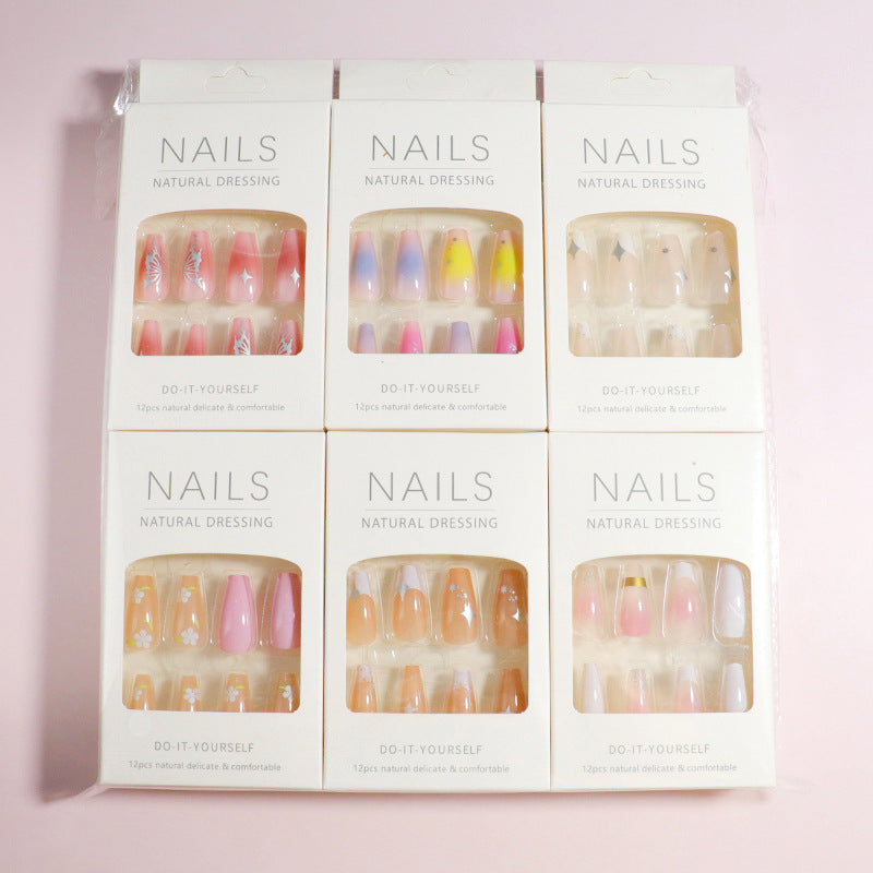 DIY Natürliche Dressing Press-On Nägel Brehn