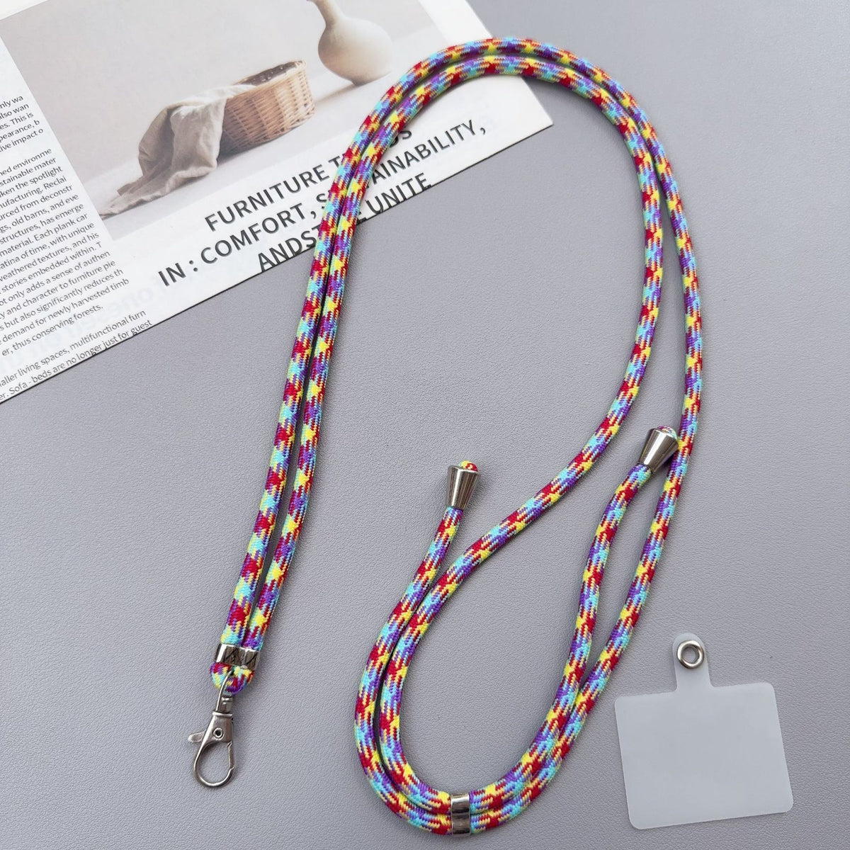Geflochtenes Band mit Gravurclip Brehn