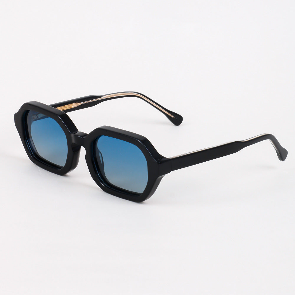 Damen stylische Sonnenbrille mit hochwertigem achteckigen Rahmen Brehn