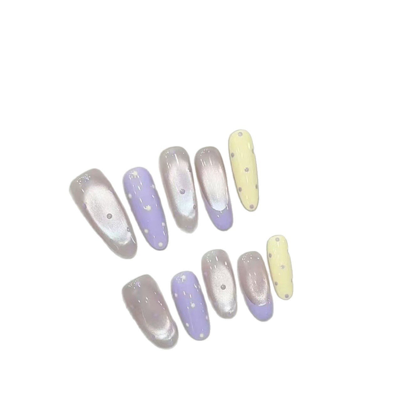 Elegantes Press-On-Nageldesign-Set Brehn