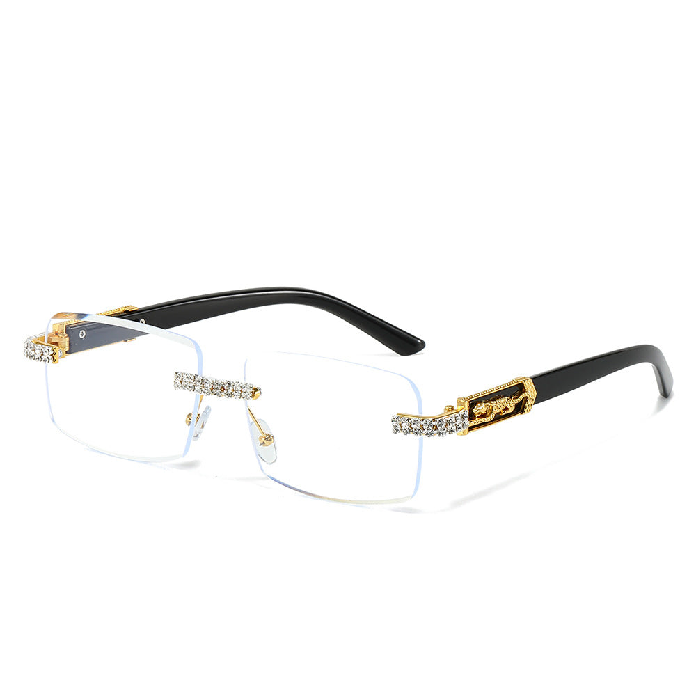 Dekorativer quadratischer Rahmen Modetrends Sonnenbrille Brehn