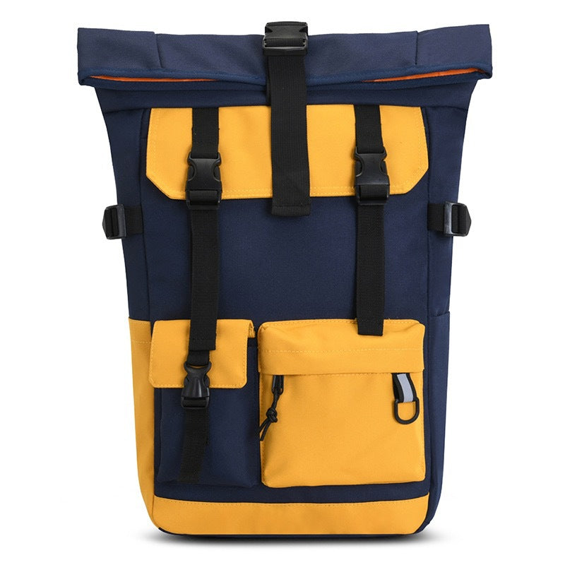 Moderner Rolltop-Rucksack mit Multifunktionalen Außentaschen Brehn