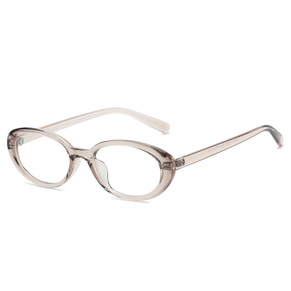 Retro-inspirierte Cat-Eye-Sonnenbrille mit transparenten Fassungen Brehn
