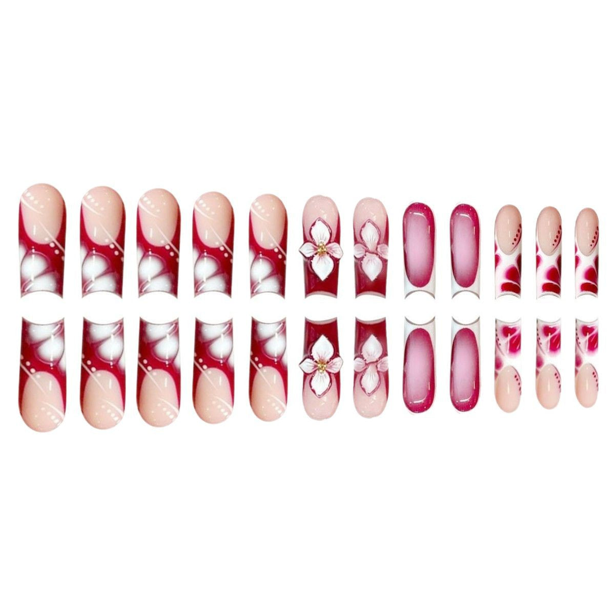 Floral Nail Art Extensions Brehn