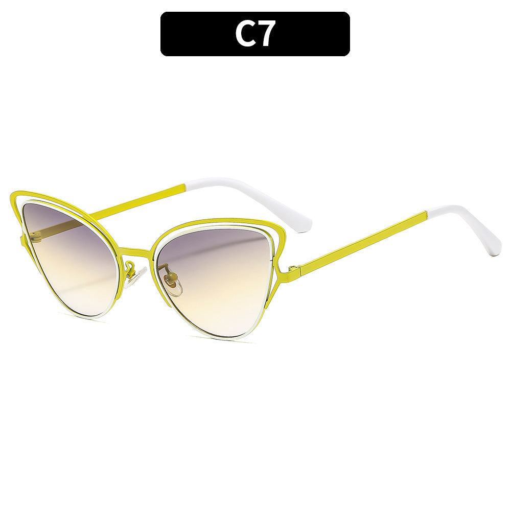 Winkelwinkel Schmetterlingsonnenbrille