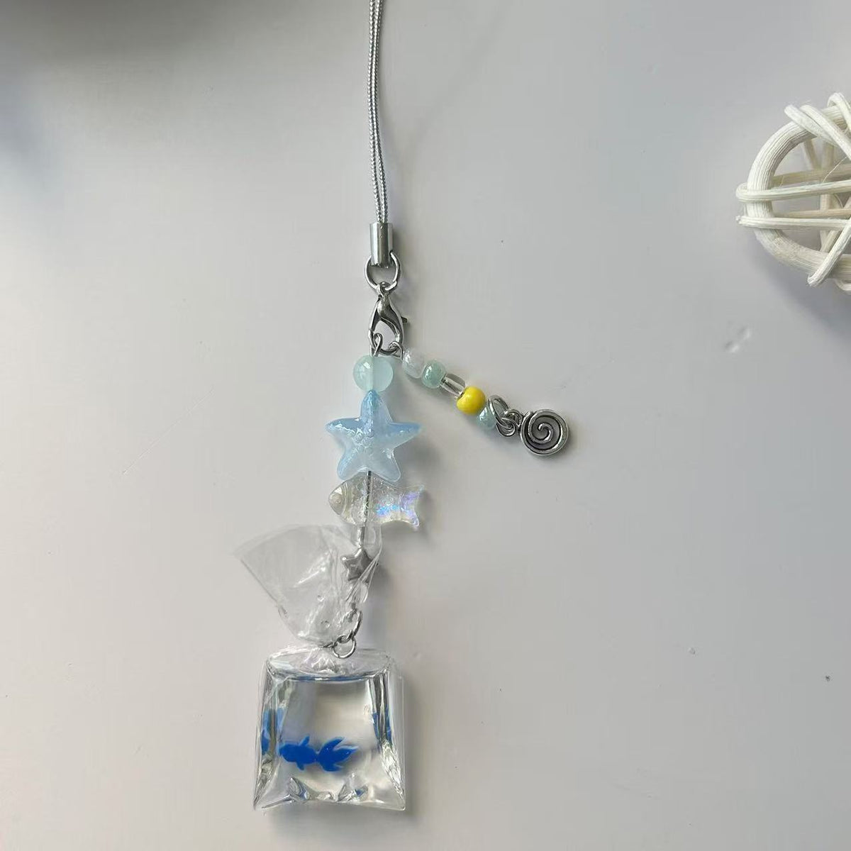 Dekorativer Goldfisch Charm Handy Lanyard Brehn