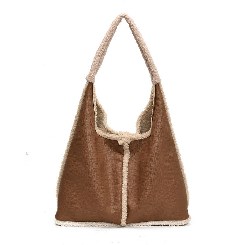 Faux-Leder Tote Bag