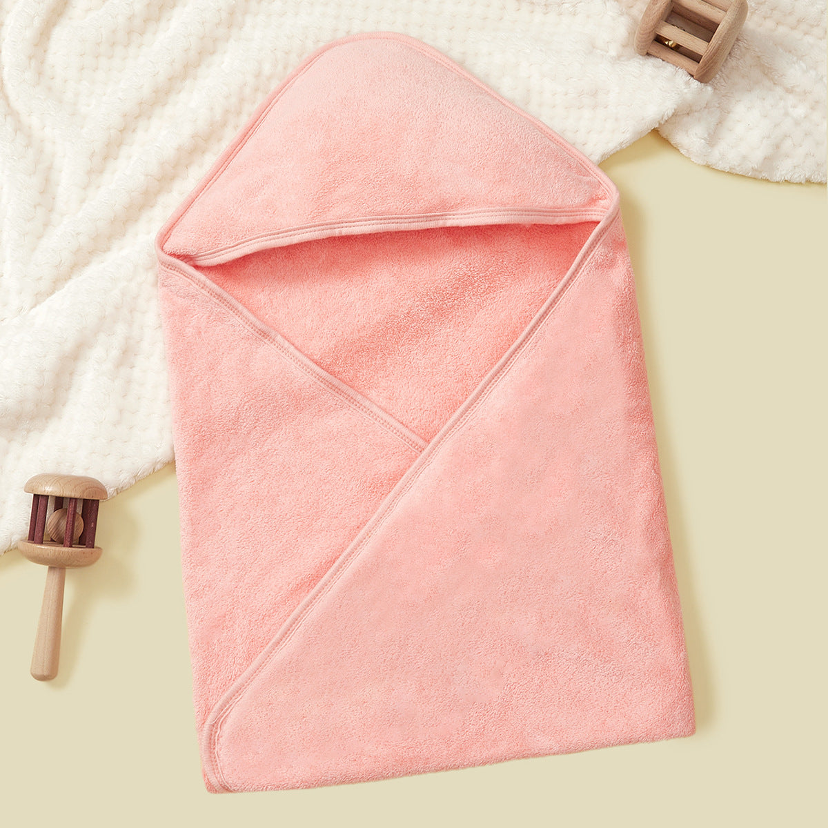 Weicher Fleece Baby-Bademantel Brehn