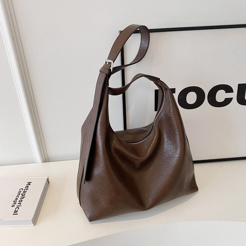 Weiche Leder Hobo-Handtasche Brehn