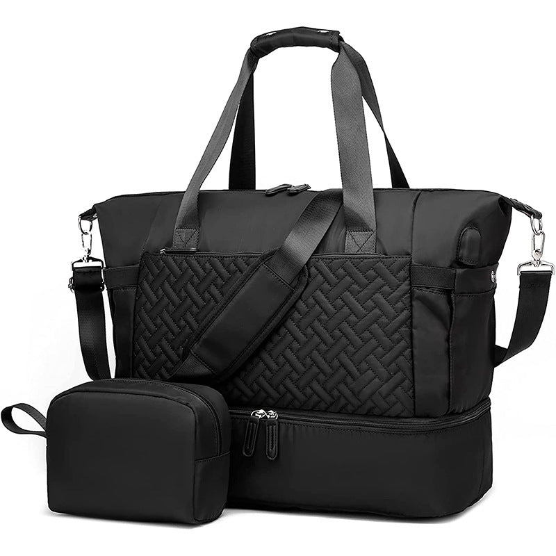 Multikomponenten-Reise-Dufflebag mit USB-Ladeanschluss Brehn