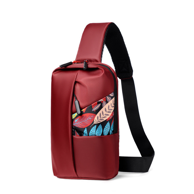 Stylische Blumenmuster Sling Tasche Brehn