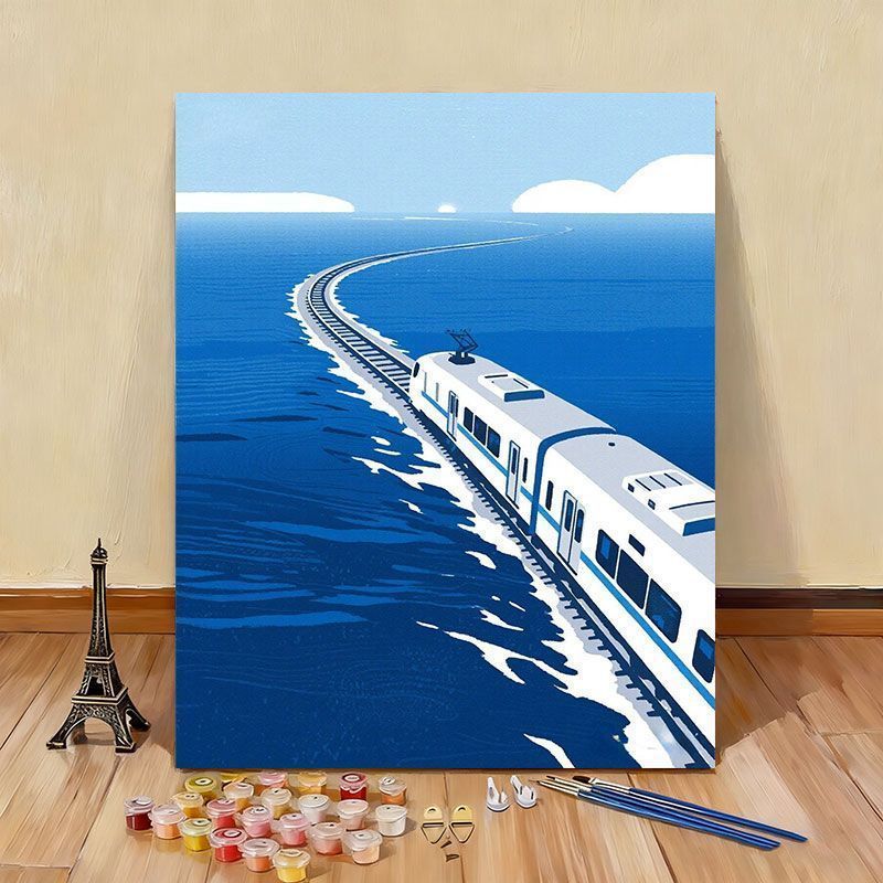 Scenic Mountain Canvas Art Kit Brehn