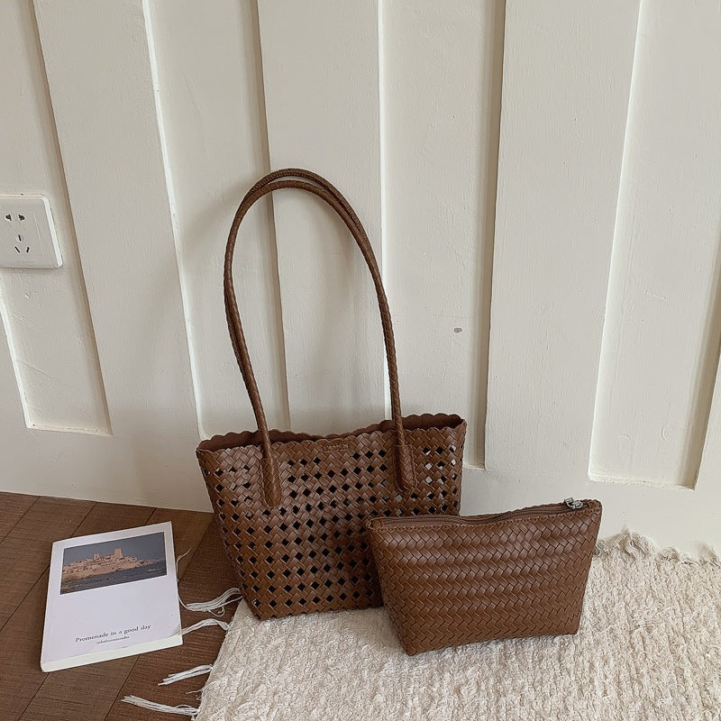 Chic handgewebte Tragetasche