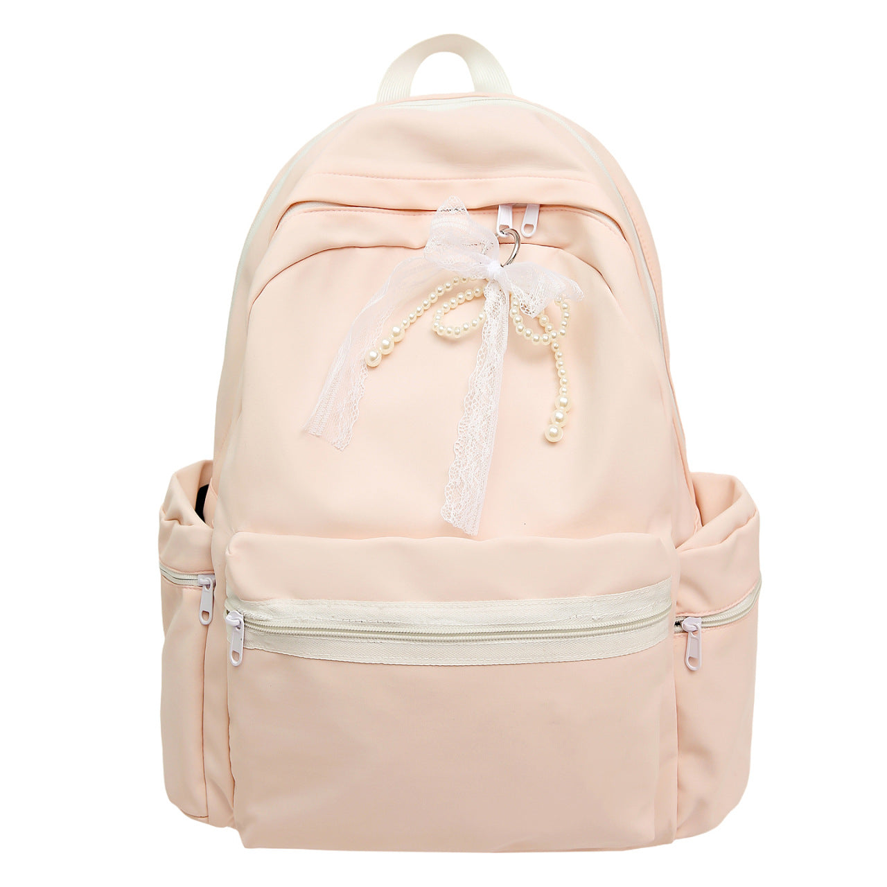 Eleganter Rucksack mit Perlen- und Spitzenakzenten Brehn