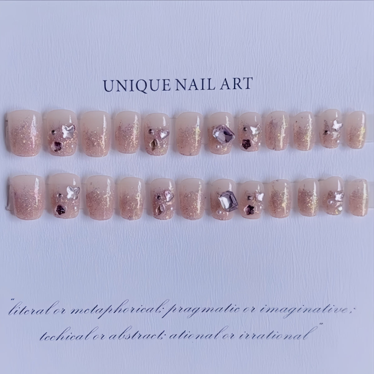 Einzigartiges Dekorativer Nagelset Brehn
