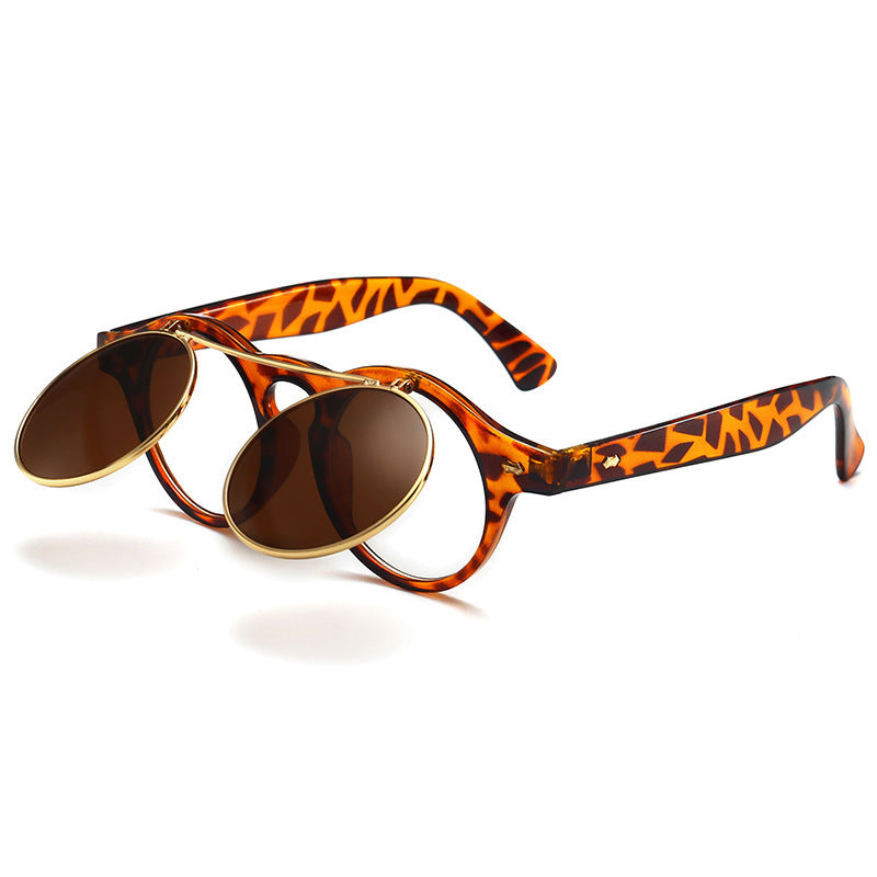 Damen elegante Sonnenbrille mit doppeltem Rahmen Brehn