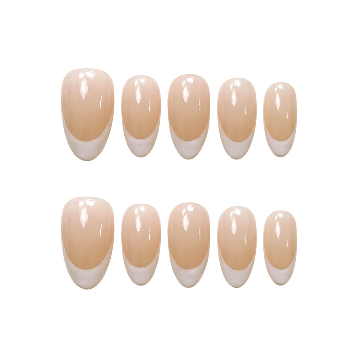 Premium Elegante Press-On Nagelkunst