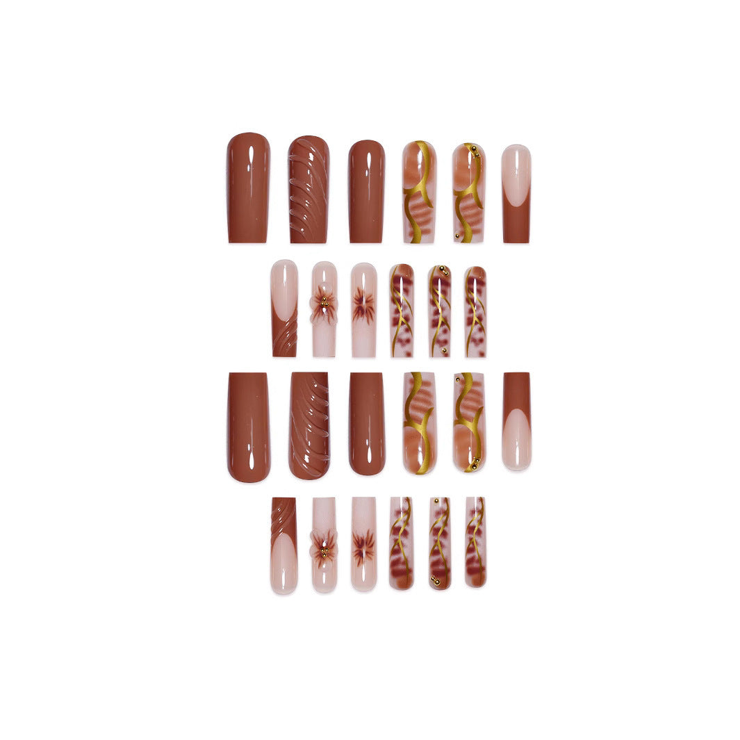 Florale Nagelkunstverlängerungen Brehn