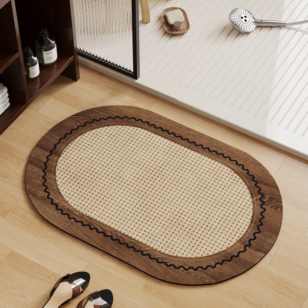 Luxuriöse saugfähige Badematte