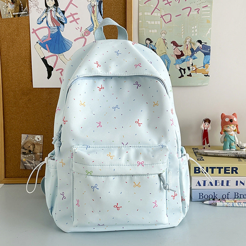 Dekorativer gemusterter Schulrucksack