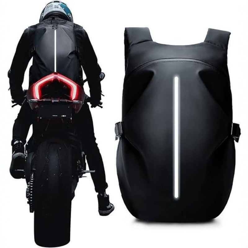 Wasserdichter Motorrad-Rucksack mit Reflektierenden Elementen Brehn