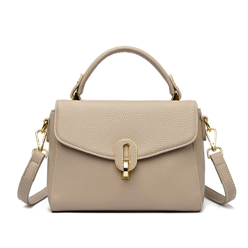 Elegante Strukturierte Top-Handle Handtasche Brehn