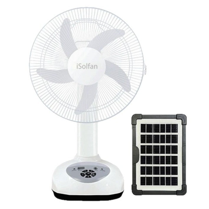 Damen Solarbetriebener Standventilator mit intelligentem Steuerungssystem Brehn