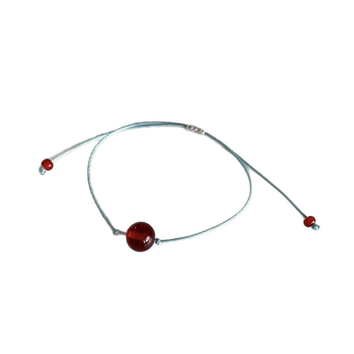 Verstellbares Schnur- und Edelsteinarmband Brehn