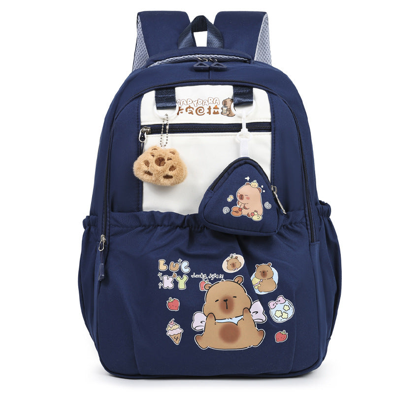 Verspielter Rucksack im Cartoon-Stil
