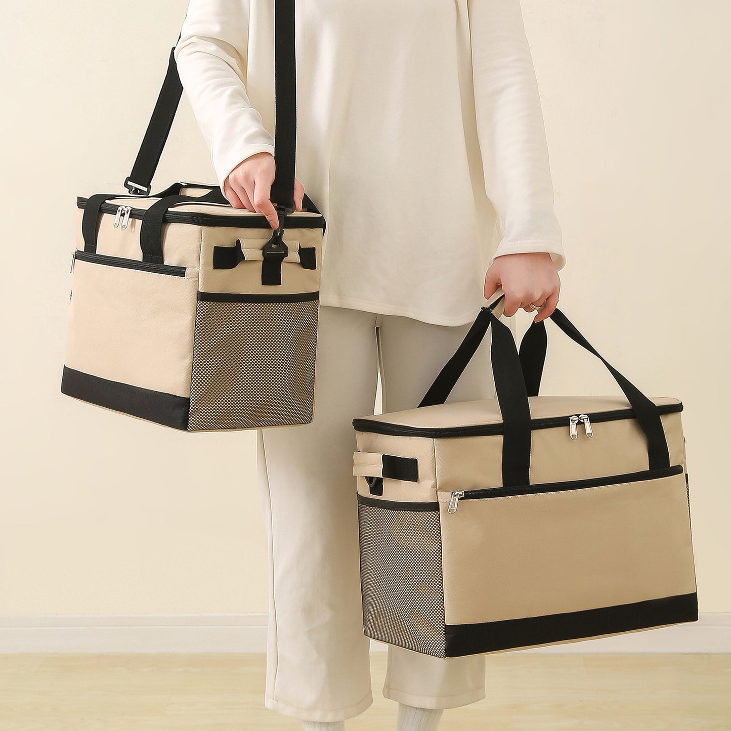 Damen Isolierte Picknicktasche mit großem Stauraum und praktischen Trageoptionen Brehn
