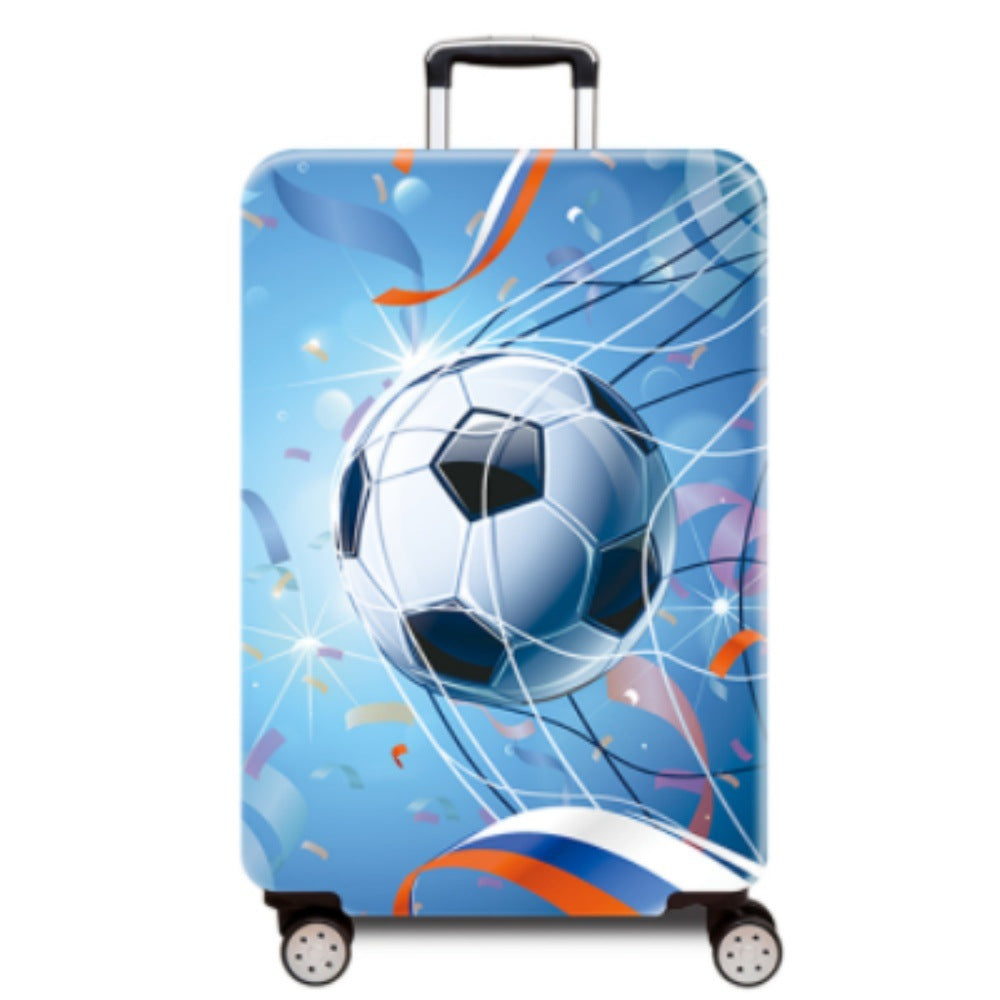 Damen Hartschalenreisekoffer mit dynamischem Fußball-Motiv Brehn
