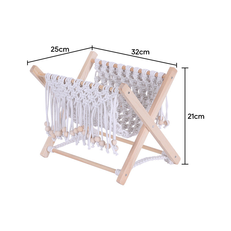 Macramé Spielzeughängematte