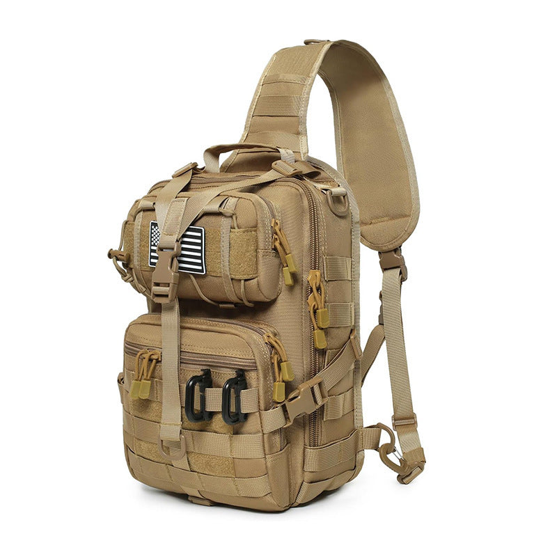 Taktischer Sling-Rucksack mit Mehreren Fächern und Verstellbarem Tragegurt Brehn