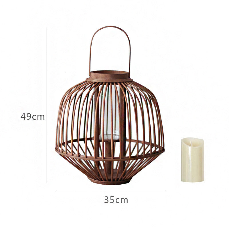 Dekorative Rattan-Laterne Brehn