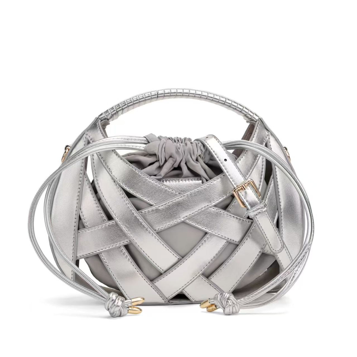 Chic Woven Handle Handtasche Brehn