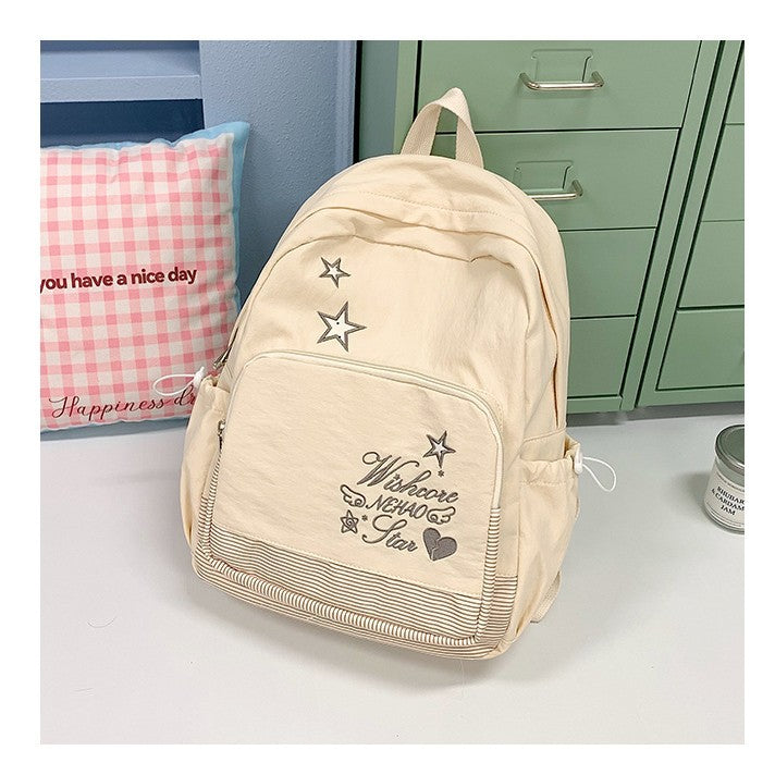 Stylische Bestickte Schulrucksack