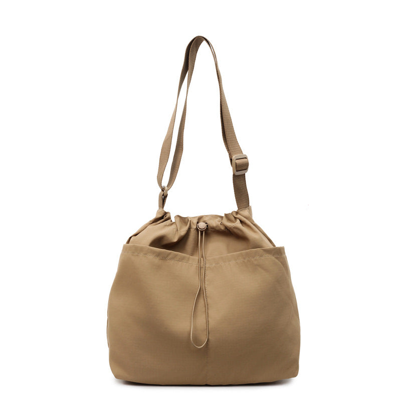 Verstellbare Kordelzug-Schultertasche Brehn