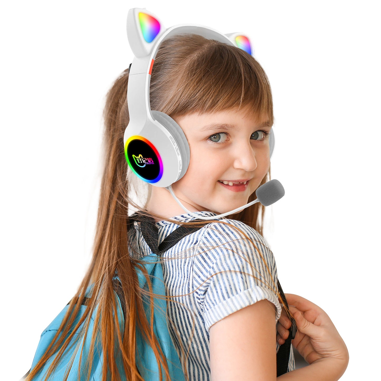 Katze Ohren RGB Gaming Headset Brehn
