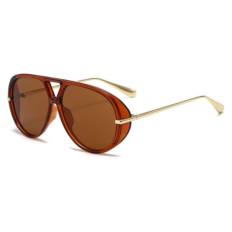Damen modische oversized Sonnenbrille mit stilvollem Rahmen Brehn