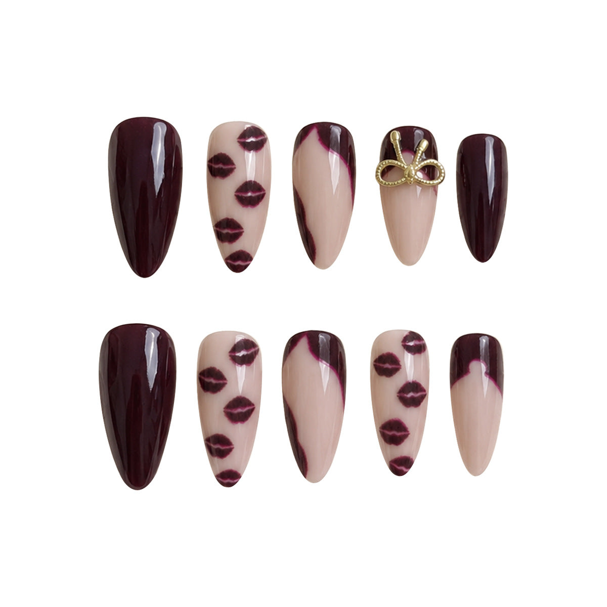 Premium Press-On Nagelset