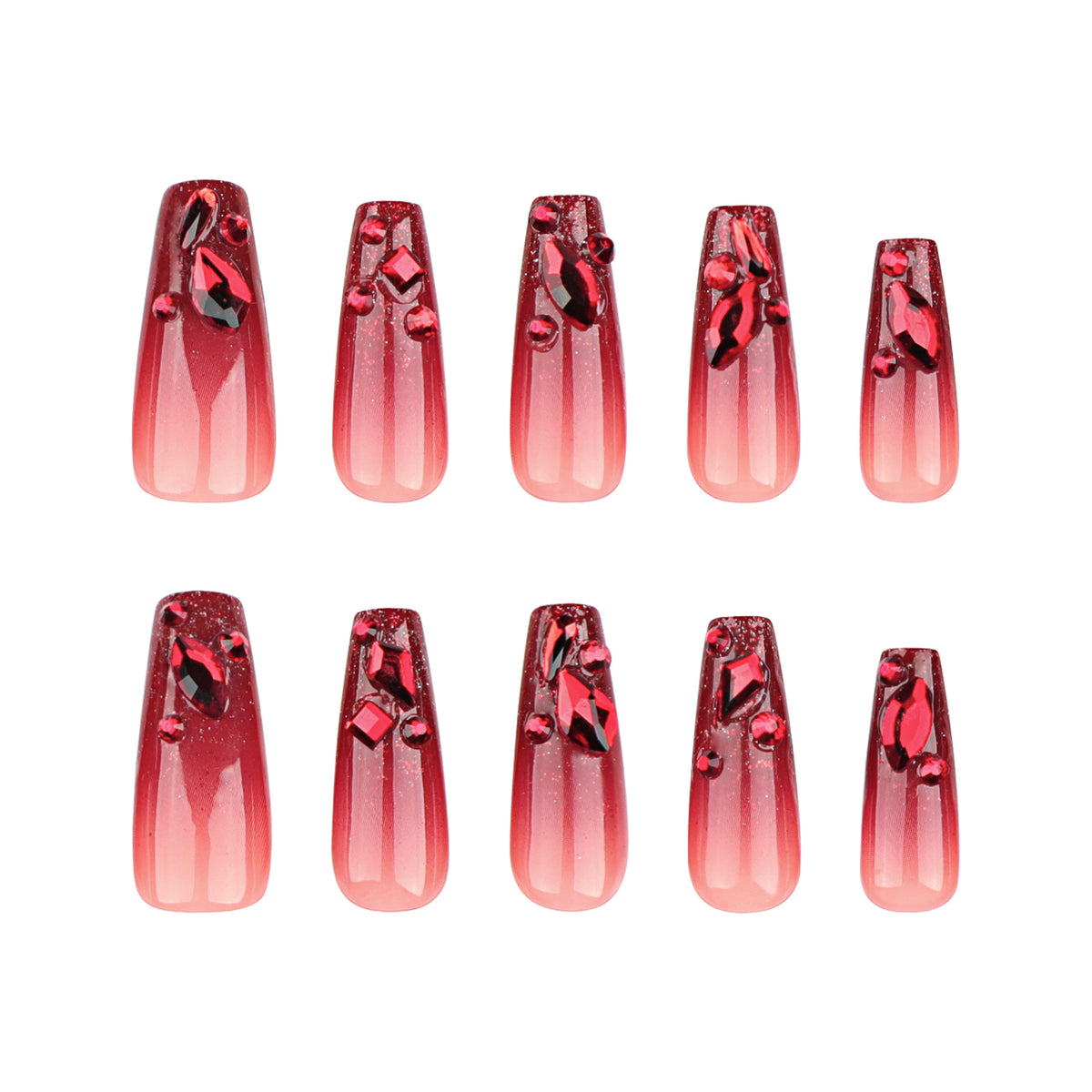 Glamouröse Nagelkunst mit Kristall-Design Brehn