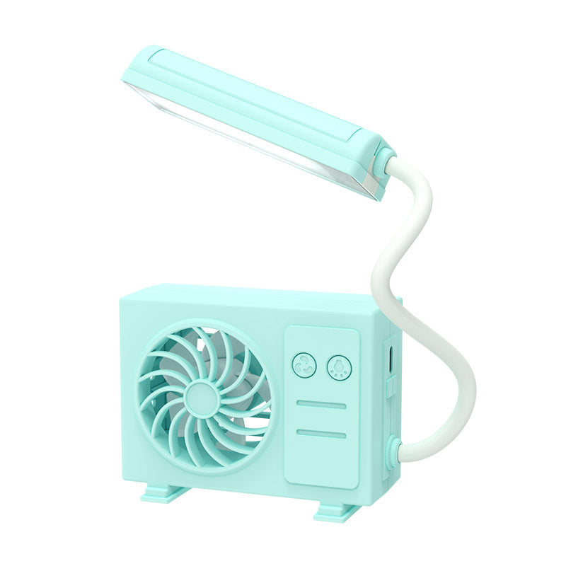 Damen Multifunktionale Tischlampe mit integriertem Ventilator und flexibler Armpositionierung Brehn