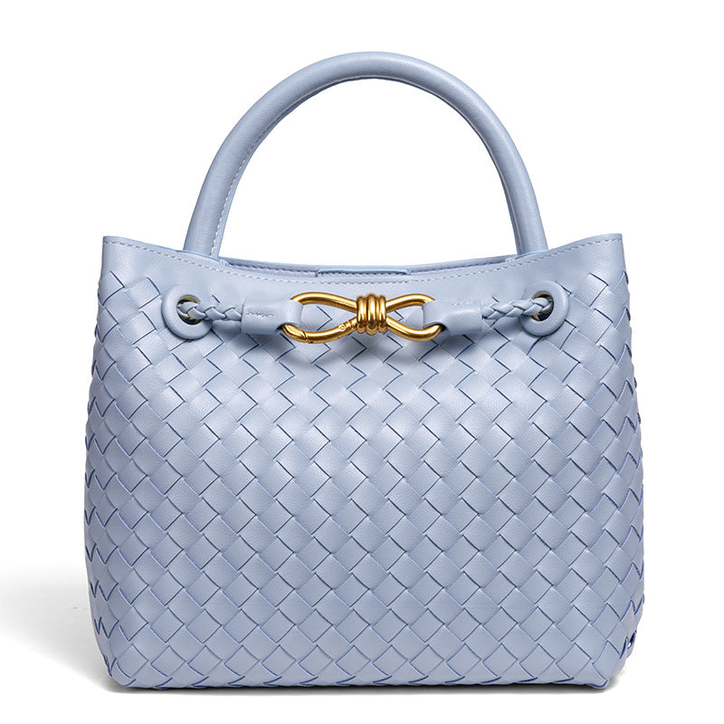 Elegante geflochtene Leder-Tasche Brehn