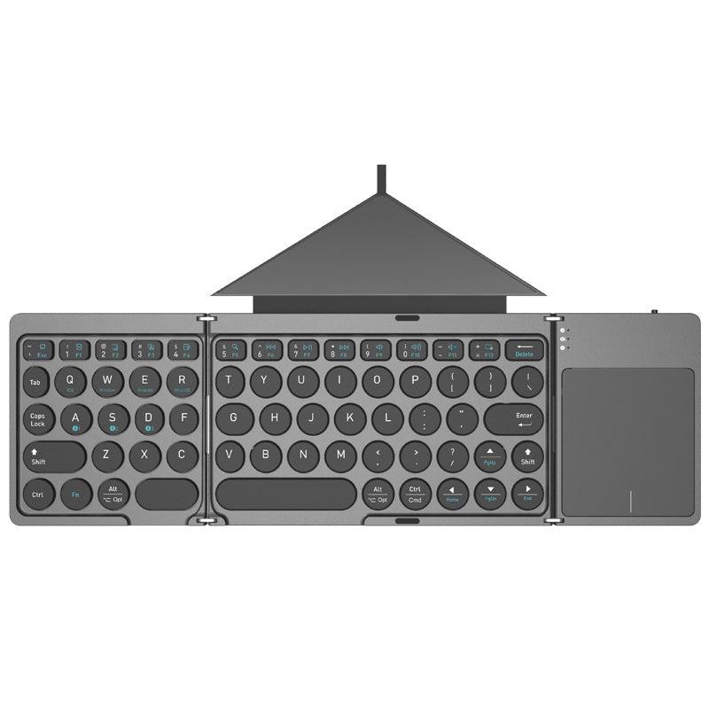 Ultra-dünnes Bluetooth-Faltkeyboard mit Touchpad Brehn